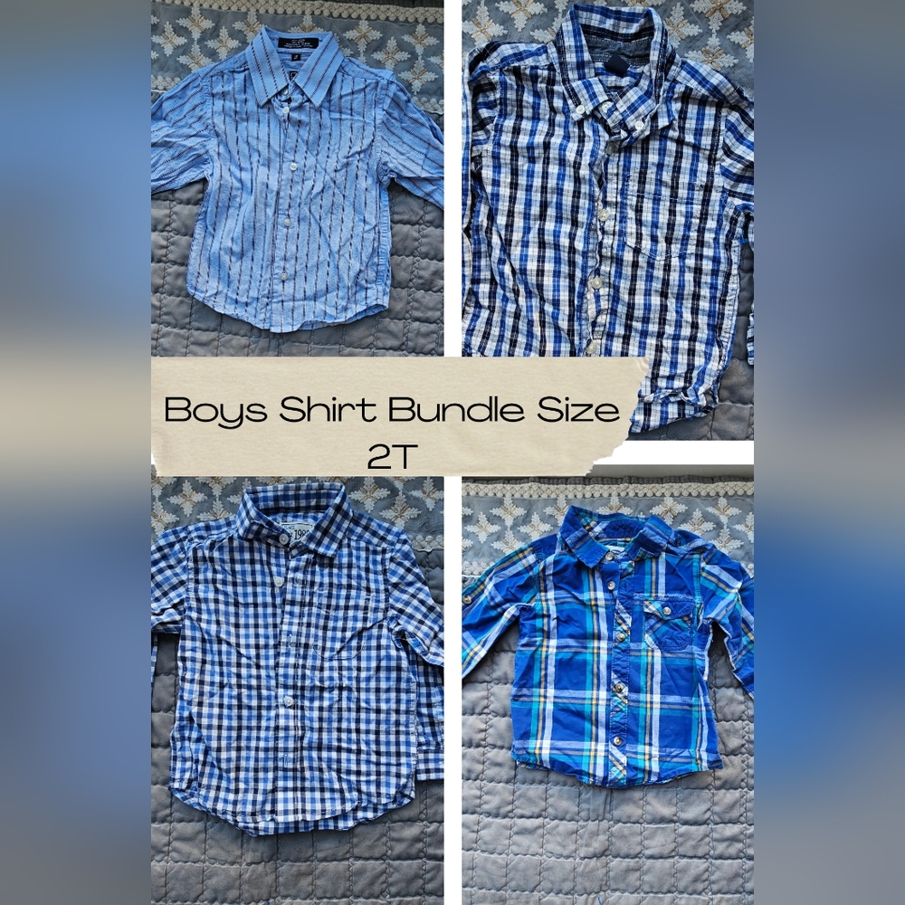 Toddler Boys Shirt Bundle Size 2T